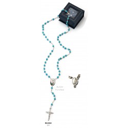 Turquoise and silver rosary...